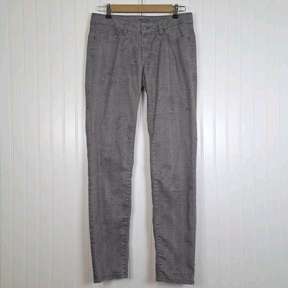 Prana Kara Skinny Jeans Womens 6/28 Printed Organic Cotton Stretch Denim 31 x 32 - Picture 1 of 14